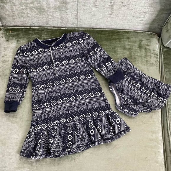 Ralph Lauren Other - Ralph Lauren Winter Christmas Dress Snowflake 18 Month
